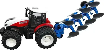 RC model ostatní Huina Zemědělský traktor s pluhem 2,4 GHz RTR 1:24