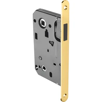 Dveřní kování TI - Magnetický zámek 3599 WC 90 WC klíč, 90 mm OLV - Mosaz leštěná lakovaná (01)
