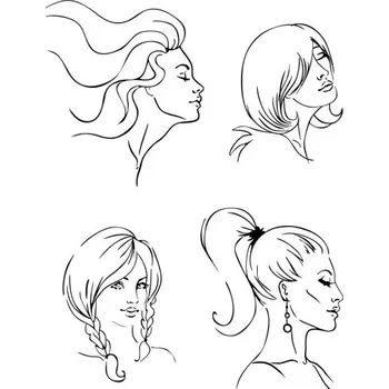 Dětské zboží Creative Silikonová razítka ÚČESY