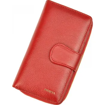 Peněženka Dámská kožená peněženka červená - Patrizia Clorinda červená