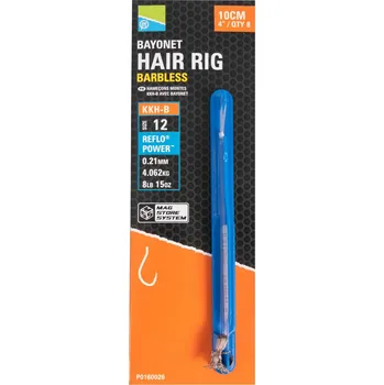 PRESTON INNOVATIONS KKH-B BAYONET HAIR RIGS 10CM Velikost: 16