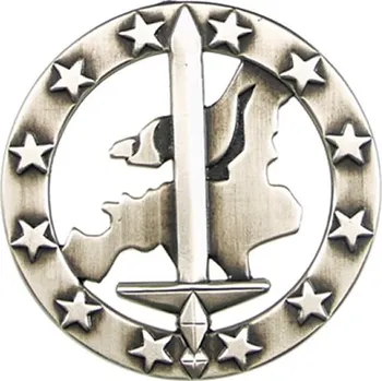 Bundeswehr Odznak BW na baret EUROCORPS kovový