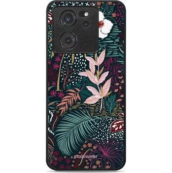 Pouzdro na mobilní telefon Lesklý kryt Mobiwear Glossy - Xiaomi 13T / 13T Pro - G043G - Temná flóra (Prémiové lesklé pouzdro, obal, kryt Mobiwear Glossy na mobil Xiaomi 13T / 13T Pro - G043G - Temná flóra, materiál Plast + TPU silikon - krytí po všech stranách, neošoupatelný potisk