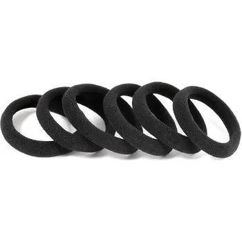 Černé gumičky, 6 ks