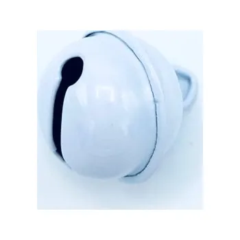 Rolnička kovová bílá 18mm (1ks)