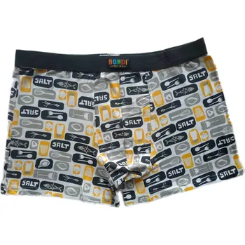 Boxerky Elevek Pánské bavlněné boxerky BO-7712 Barva: khaki, Velikost: M