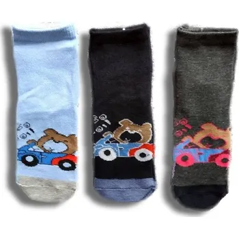 Pesail Chlapecké bambusové ponožky 3 ks Dětská velikost: 27-30