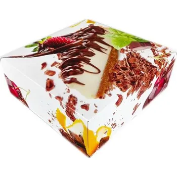 Jednorázové nádobí Dortová krabice Monza 26x10 - KartonMat