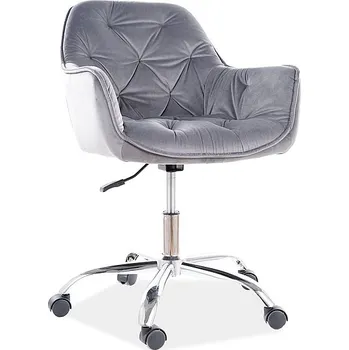 Židle kancelářská šedá Q-190