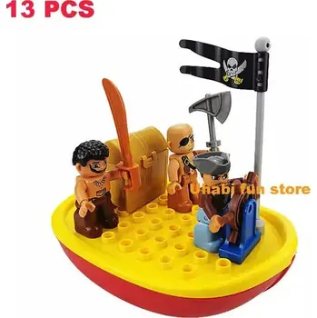 Stavebnice LEGO Stavebnice pirátské lodi | Styl Lego - loď s pokladem