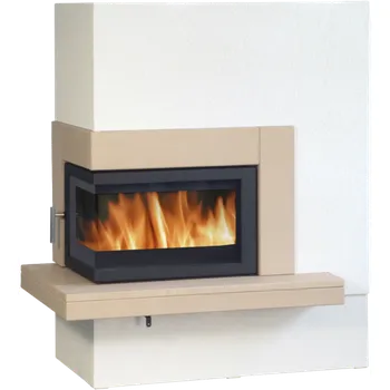 Krbová kamna ABX, spol. s.r.o. ABX PATEO 5613-7 krbová sestava 8kW pískovec, levé