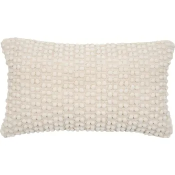 Povlak na dekorativní polštářek Bílý povlak na polštář Kave Home Mascarell 30 x 50 cm