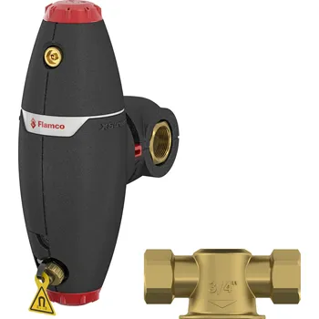 Ochranný vodní filtr Odlučovač vzduchu a nečistot - XSTREAM Vent-Clean DN 32 G 5/4" F Flamco