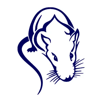 Samolepící dekorace SAMOLEPKA Krysa 004 pravá (23 - tmavě modrá) NA AUTO, NÁLEPKA, FÓLIE, POLEP, TUNING, VLASTNÍ TEXT, TISK, AUTOSAMOLEPKY.cz, POLEPY, OBRÁZEK, LOGO, SAMOLEPKY