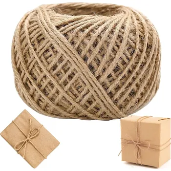 Vánoční dekorace Verk 26096 Jutový přírodní provázek hnědý 30m