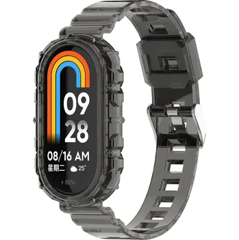 Řemínek na hodinky Techsuit Řemínek na hodinky Xiaomi Mi Band 8 / 8 NFC Černá
