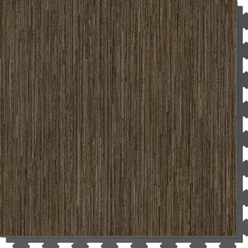 Dlažba Kancelářská dlaždice Fortelock - Šedá spára Vzor: Tmavé dřevo