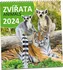 Kalendář Aria-Cards Nástěnný kalendář Zvířata 2024