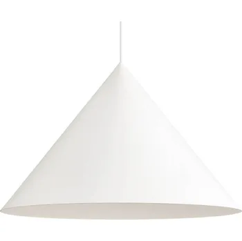 Redo 01-3026 Konos, bílé kónické závěsné svítidlo 1xE27, průměr 55cm