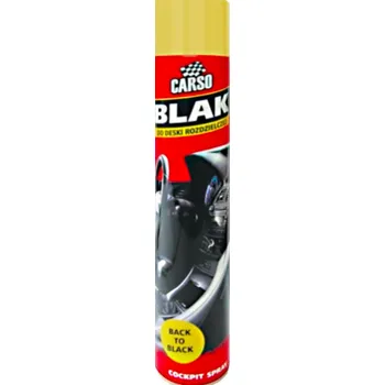 Čistič plastových dílů CARSO BLAK 750ml Vanilla