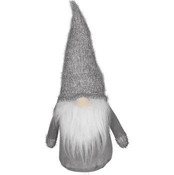 My Best Home Morf vánoční skřítek pro štěstí šedý 12 x 30 cm Vánoční dekorace My Best Home Morf vánoční skřítek pro štěstí šedý 12 x 30 cm