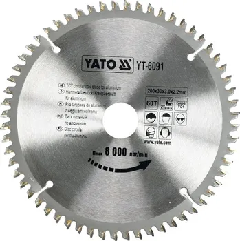 Pilový kotouč Kotouč na hliník 200 x 30 mm 60z Yato YT-6091