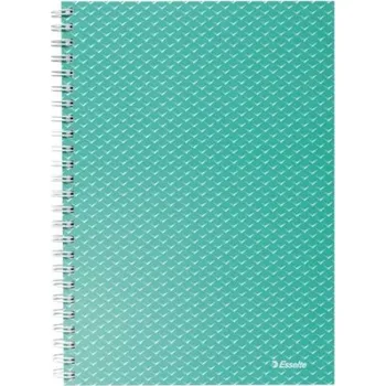 Blok kroužkový Esselte Colour´Breeze A5, linkovaný, zelený