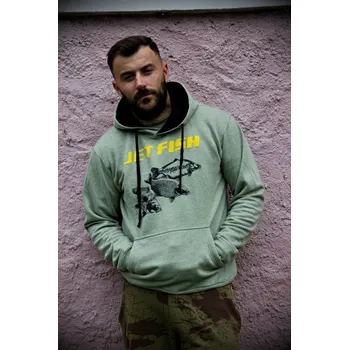 Rybářské oblečení Mikina žíhaná Jet Fish : vel. M