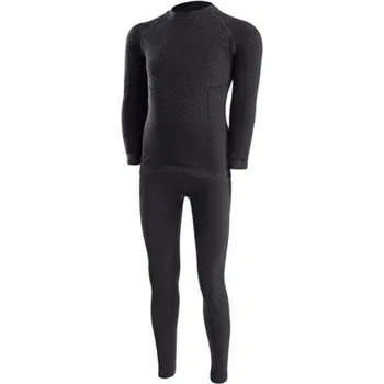 Set dětského termoprádla Dětský funkční komplet Lenz SET X-ACTION KIDS - černá 110/116