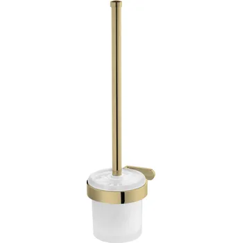 WC štětka BISK Erga Nature Gold, nástěnný WC kartáč, zlatý lesklý, ERG-05911