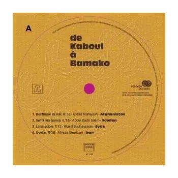 Zahraniční hudba LP Various: De Kaboul à Bamako 2019