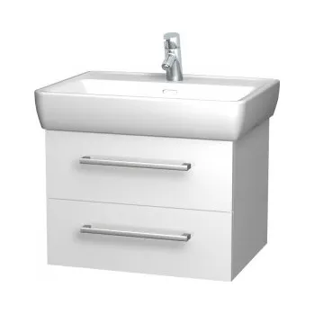 Koupelnový nábytek Intedoor Nordic NR 65 Koupelnová umyvadlová skříňka vč. umyvadla, šířka 65 cm, bílá - VÝPRODEJ 1ks