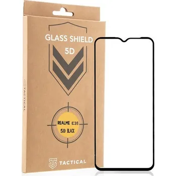 Screen Glass Realme C31 5D Full Glue tvrzené sklo Tactical Shield černé