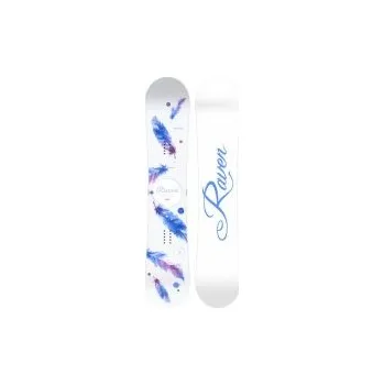 Snowboard Raven Mia white 150 cm; Bílá snowboard + DÁREK DLE VÝBĚRU!
