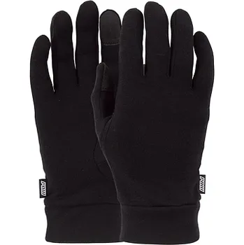 Rukavice Rukavice POW MERINO LINER Black velikost XL