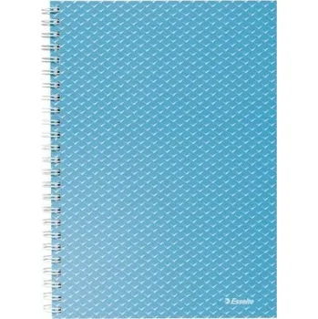 Blok Blok kroužkový Esselte Colour´Breeze A5, linkovaný, modrý