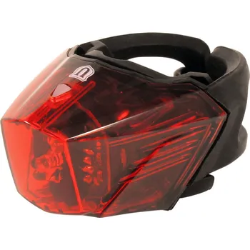 Cyklosvítilna Světlo zadní diodové UN-210 3xLED, USB, černé