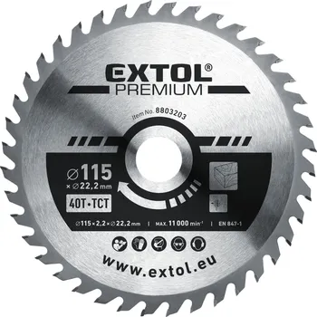 Pilový kotouč Extol Premium pilový kotouč s SK plátky