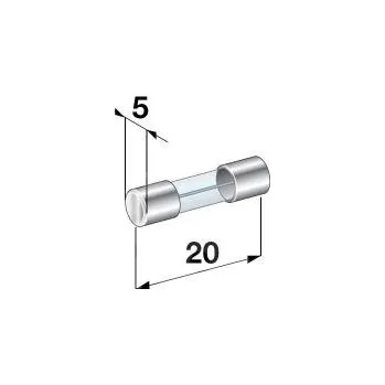 Autopojistky Skleněná pojistka 4A 5x20mm 1350D