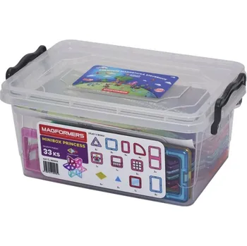 Stavebnice Magformers Magformers 560502 Minibox Princess 33 dílků