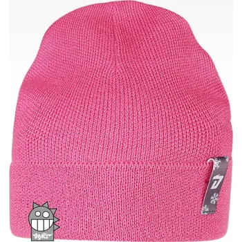 Čepice Zimní pletená čepice Dráče URBAN 13 MERINO VLNA neon růžová velikost čepic: 54-56cm (7-14 let, RDX vel. 6)
