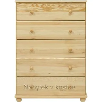 Komoda Komoda z masivu Šumava KN11 Barevné provedení: Dub tmavý - hl. 47 cm