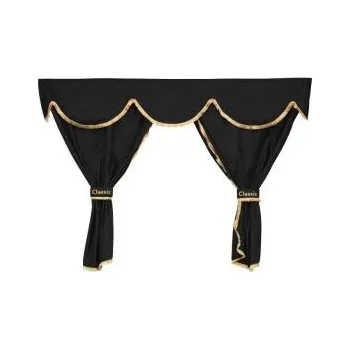 Autodoplněk Záclony na přední sklo pro MAN TGA + TGX (2000 - 2020, kabina XXL), černé 20595