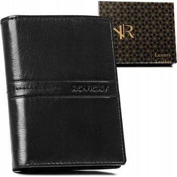 Módní doplněk Velká pánská kožená peněženka bez zapínání