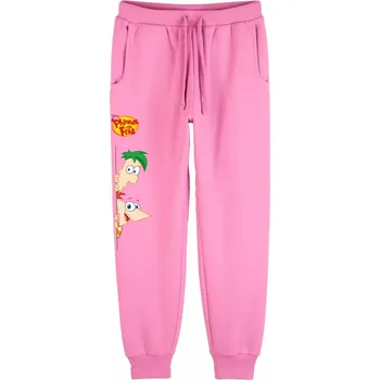Phineas a Ferb růžové tepláky Velikost: 104 - 3/4 roky