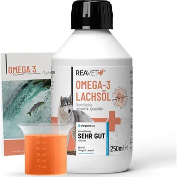 REAVET Omega-3 lososový olej (250 ml - 5 l) Objem: 250 ml