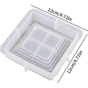 Forma na odlévání Silikonová forma 1212-4 Dekorace 120x120mm