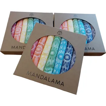 Kosmetická sada Čakrové utěrky Mandala dárková sada