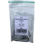 SVX Karabina s maticí trojúhelníková Zn - blistr 121 4mm č121