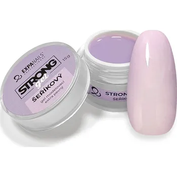 Umělé nehty UV/LED Gel modelovací Strong - Šeříkový 15 g
